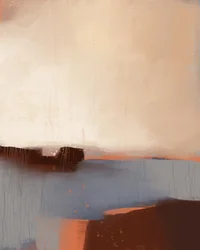 Abstrakte Landschaftsruhe