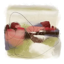 Erdige abstrakte Landschaft