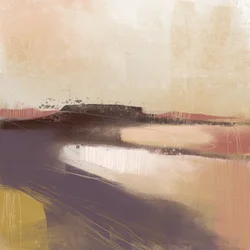 Erdige Abstrakte Landschaft