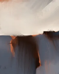 Gedämpfter Horizont Abstrakt