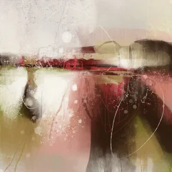 Rote abstrakte Landschaft