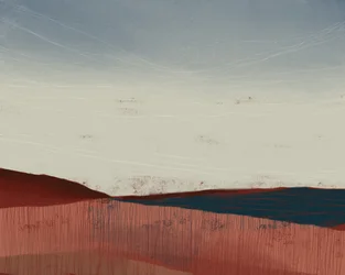 Rote Erde Blauer Himmel