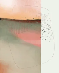Serene Abstrakte Landschaft