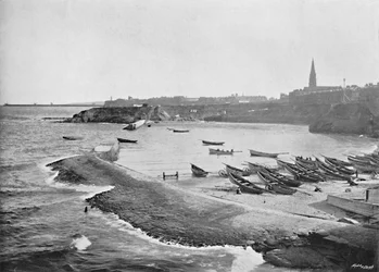Cullercoats Bay, Tynemouth, um 1896