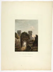 Das Tor von St. Sebastian, Tafel siebzehn aus den Ruinen von Rom