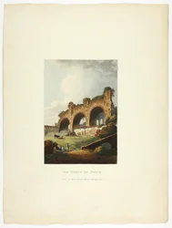 Der Tempel des Friedens, Platte neun aus den Ruinen von Rom