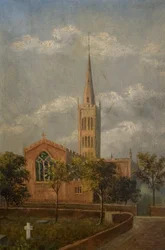 Holy Trinity Church und Kirchhof, Coventry, ca. 1900