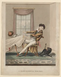 Ein äußerst infernalisches faules Ei, Druck von H. Pyall, ca. 1825