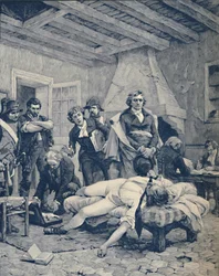 Der Tod von Pichegru, 1804, 1896