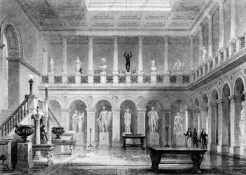 Eine Halle in Deepdene, Dorking, Surrey, 19. Jahrhundert