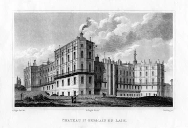 Chateau de Saint Germain en Laye, Paris, um 1830