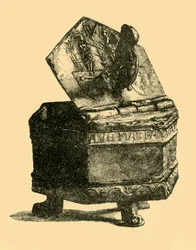 Zinnbehälter, ca. 1300, 1881
