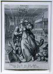 Sophronia, aus einer Serie darstellend 