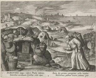 Der heilige Dorotheus von Gaza als Einsiedler, 1600