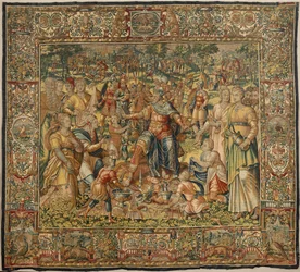 Geschichte von Gideon, Ende 16. Jahrhundert (Seide und Wolle)