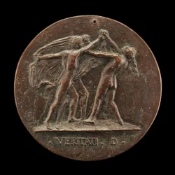 Wahrheit enthüllt von zwei Männern [Rückseite], 1520er Jahre