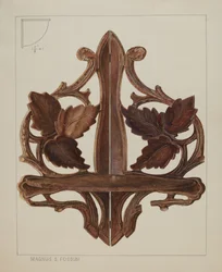Regal Eckkonsole, ca. 1937