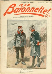 Cover von La Baionnette, Satirisch in Farben