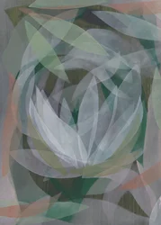 Abstrakte Lotusblume