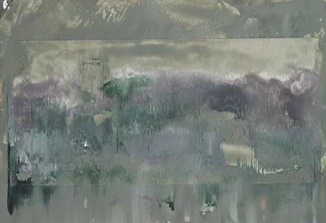 Nebelige Abstrakte Landschaft