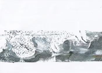 Strukturierter Grauer Horizont