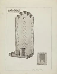 Zinn-Kerzenleuchter