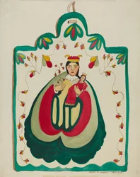 Holz-Retablo, San Antonio