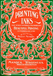 Druckfarben und andere Materialien zur Herstellung schöner Drucke - Werbung, 1916