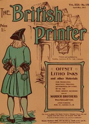 The British Printer Vol. XXX - No. 175 April-Mai, 1917 Umschlag, 1917