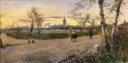 Blick auf Sevilla