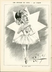 Illustration von Manuel Luque (1854-1919) in La Caricature (1880)