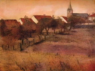 Der Obstgarten, um 1902