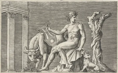 Apollo bewacht die Herde von Admetus