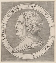 Speculum Romanae Magnificentiae: Vitellius, aus Die Zwölf Cäsaren, ca. 1500-1534