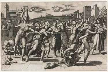 Der Kindermord zu Bethlehem ohne die Tanne, um 1513-1515.