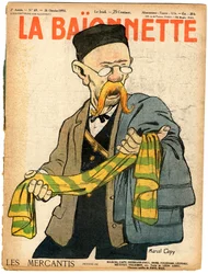 Cover von „La Baionnette“, Satirisch in Farben