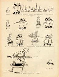 La Baionnette, Satirisch in Schwarz-Weiß