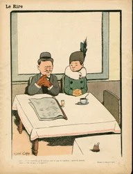 Rotes Lachen, Satirisch in Farben