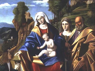 M.5 Jungfrau und Kind mit Heiligen, ca. 1510