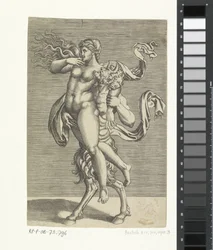 Satyr und Nymphe