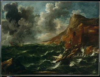 Schiffe in einem Sturm