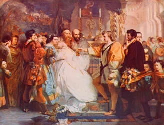 Shakespeare: Die Zurückweisung von Hero, Viel Lärm um nichts, Akt IV, Szene 1