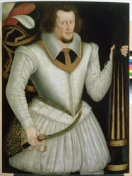 Porträt von Robert Devereux, 2. Earl of Essex