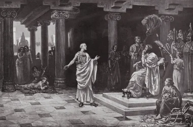 Solon am Hof von Kroisos