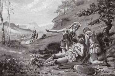 Der Tod des Epameinondas, 362 v. Chr.