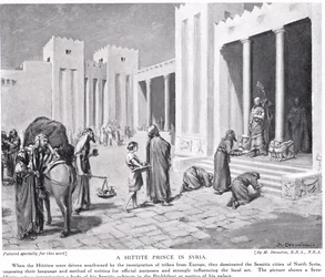 Ein hethitischer Prinz in Syrien, Illustration aus 