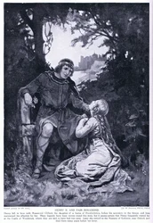 Heinrich II. und schöne Rosamund