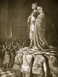 Die Krönung von Marcianus, Illustration aus 