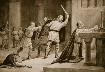 Der Mord an Knut dem Heiligen im Jahr 1086