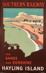 Hayling Island, Plakat für Southern Railway